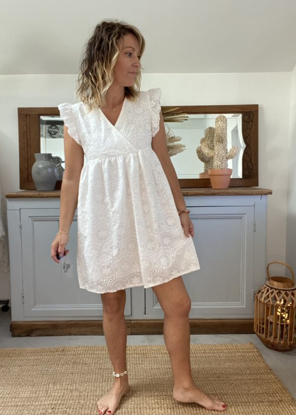 Robe broderie anglaise