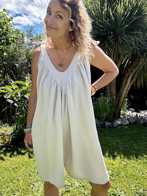 Combi-short beige