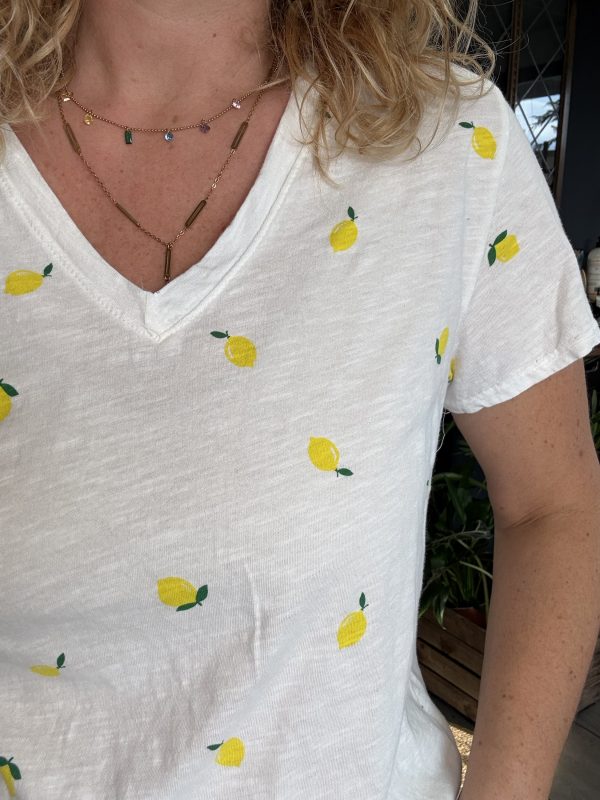 Tee-shirt 🍋 blanc – Image 3
