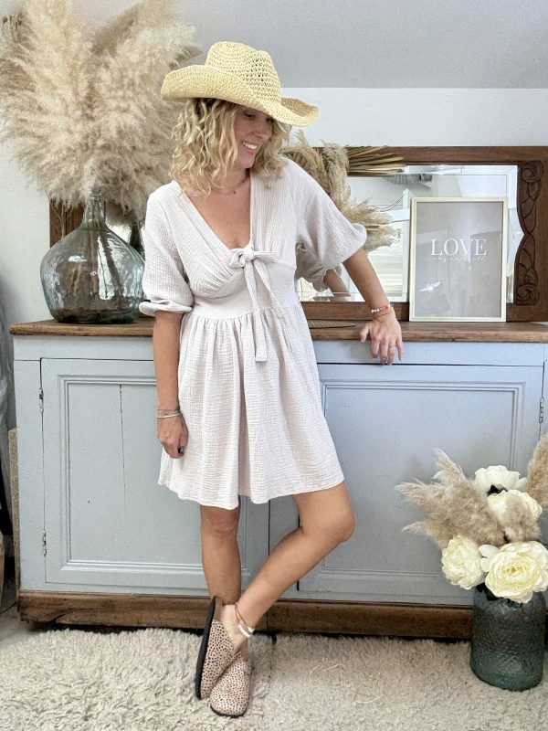 Robe gaze de coton