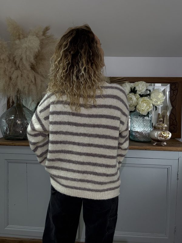 Gilet smiley taupe – Image 2
