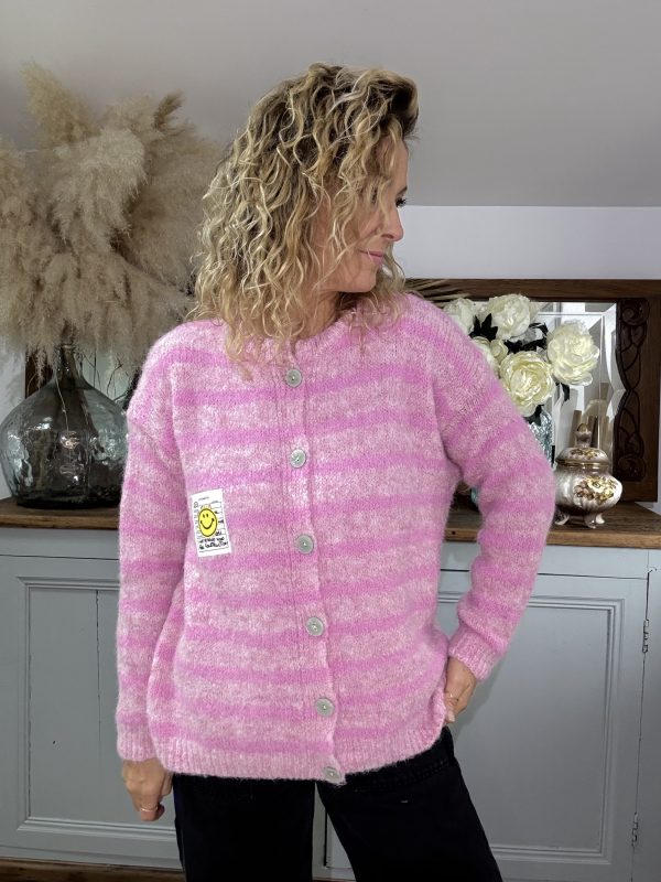 Gilet smiley rose – Image 4