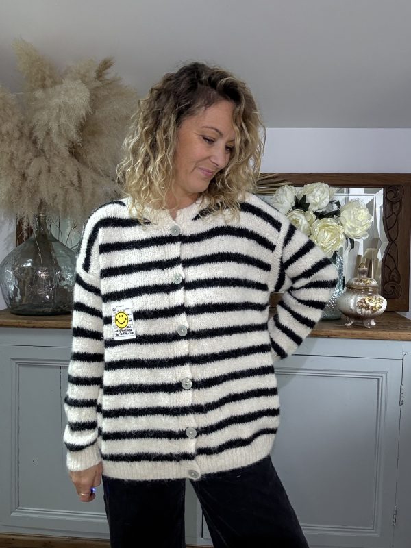 Gilet smiley noir – Image 3