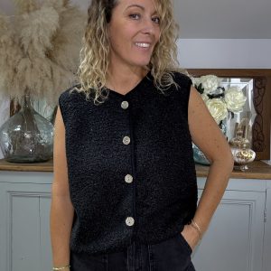 Gilet sans manches noir