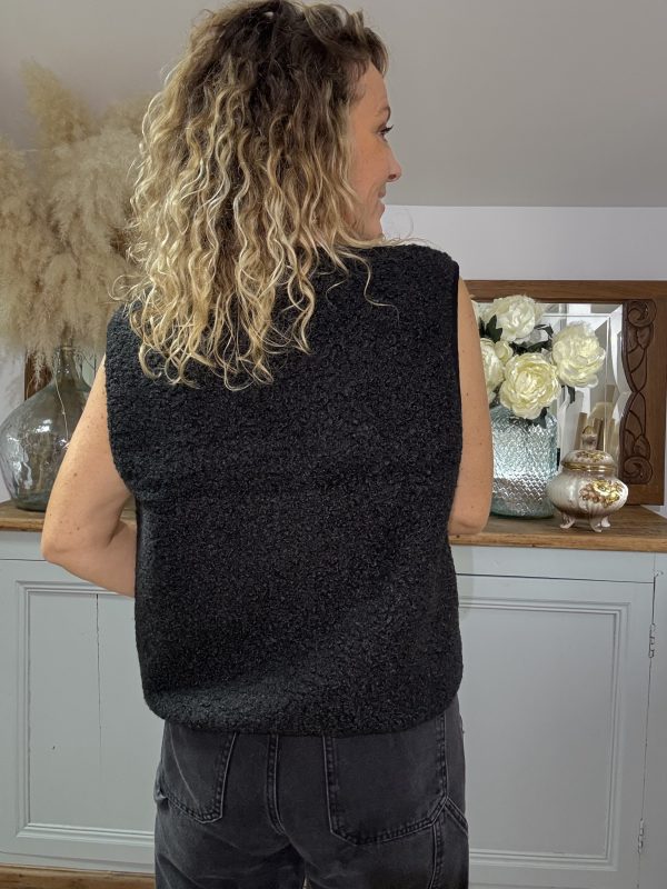 Gilet sans manches noir – Image 2