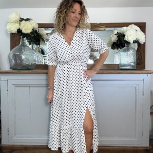 Robe à pois